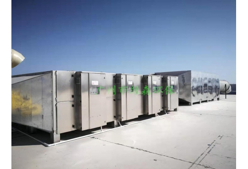 比亞迪噴漆廢氣治理現場